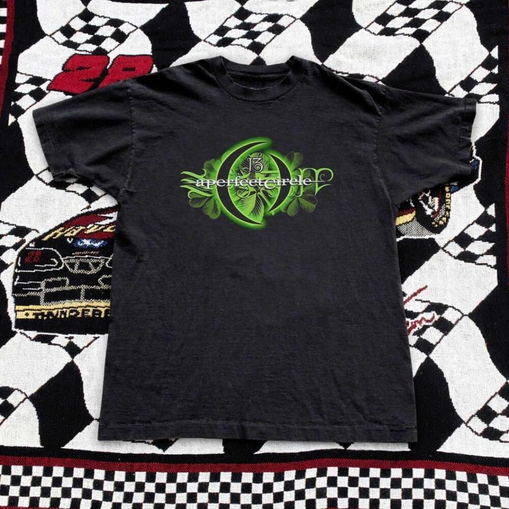 Black Jnco Band Tee With Green Accents